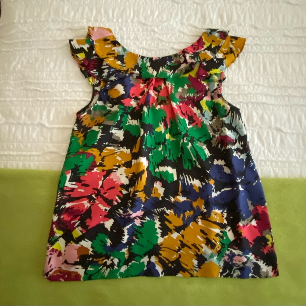 100% silk Jcrew top! Perfect condition, worn twice